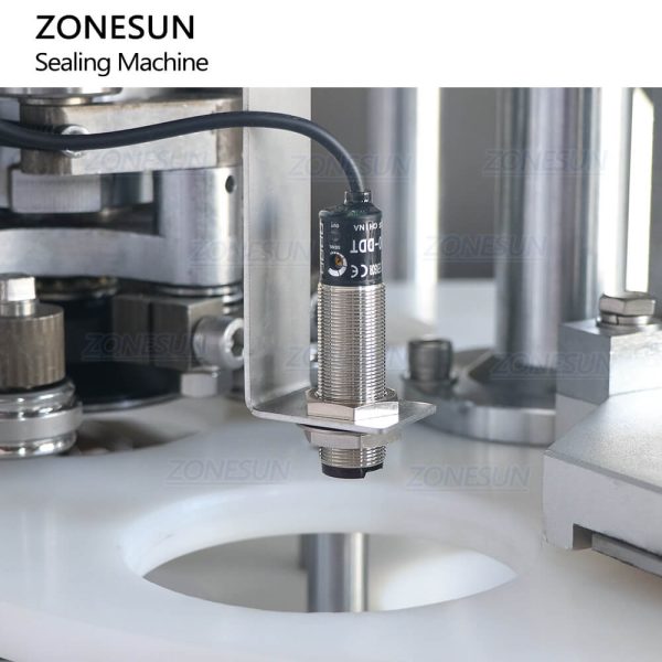 ZONESUN ZS-AFK300 Automatic Preserved Fruit Fish Sauce Aluminum Metal Tin Cans Seaming Capping Canning Machine Online Hot Sale