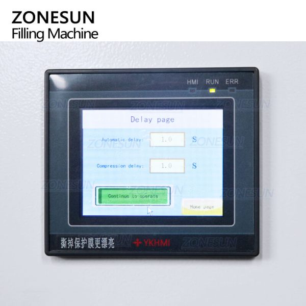 ZONESUN ZS-YG80D Full Electric Small Bottle Solution Glass Vial Metal Aluminum Caps Stopper Crimping Sealing Capping Machine Online now