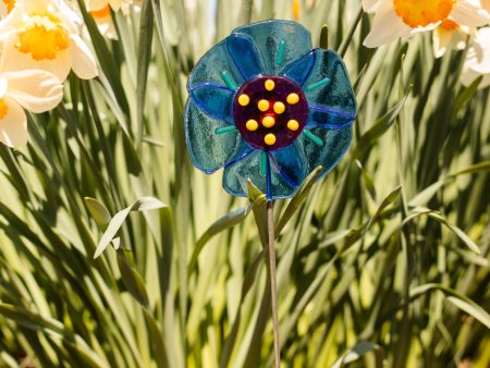 Morning Glory Garden Stake Online Sale