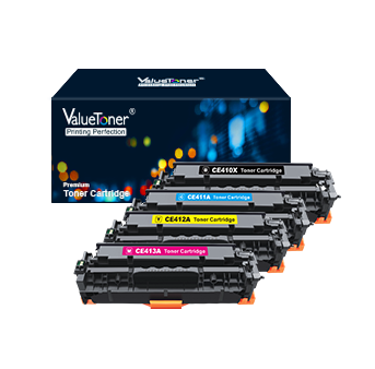 Valuetoner Remanufactured Toner Cartridge Replacement for HP 305A 305X CE410A CE410X CE411A CE412A CE413A for Laserjet Pro 400 M451dn M451nw M475dn M475dw M451dw M375nw (Black, Cyan, Magenta, Yellow) Hot on Sale