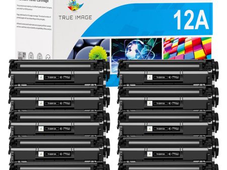 Compatible HP 12A (Q2612A) Black Toner Cartridge 10-pack Online