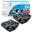 Compatible HP 38A Black Toner Cartridge Q1338A - 2 Packs on Sale