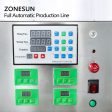 ZONESUN ZS-FAL180C4 Automatic Desktop Small Glass Bottle Essential Oil Filling Capping Labeling Machine For Cheap