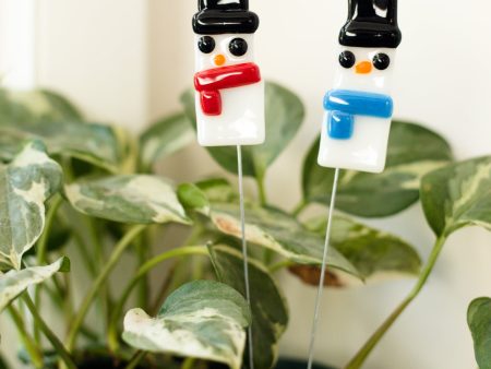 Snowman Plant Stakes  Set of 2 Supply