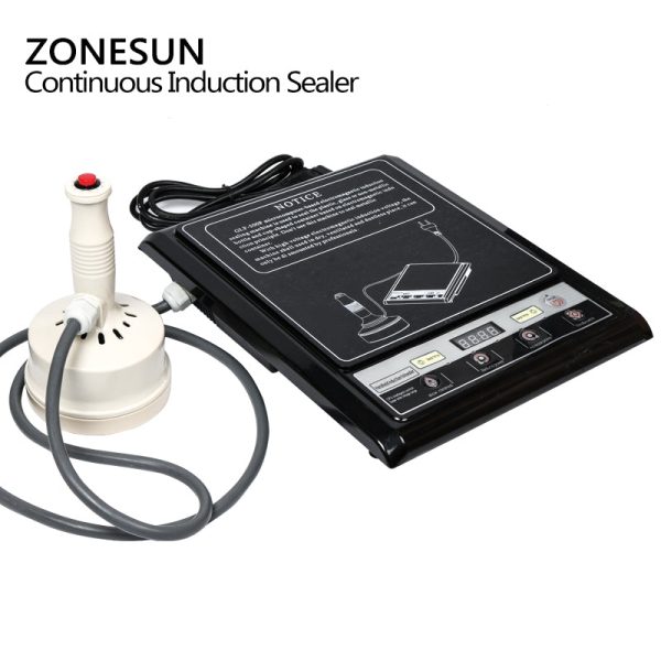 ZONESUN GLF-500F Microcomputer Hand-held Electromagnetic Induction Sealer Aluminum Foil Sealing Machine For Sale