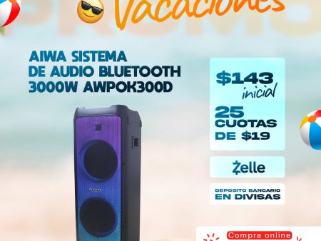 Aiwa | Sistema de Audio  | 3000W (AWPOK300D) on Sale