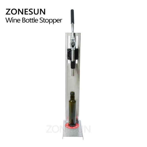 ZONESUN Manual Stainless Steel Corkers Wine Corking Machine Capping Tool Brewed Wine Bottle Cork Press Inserting Machine Discount