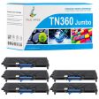 Compatible Brother Toner TN360 Black (TN-360) 5-Pack For Discount