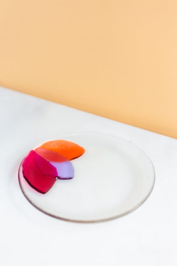 Rainbow Petal Appetizer Plate Fashion