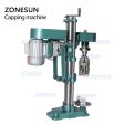 ZONESUN ZS-XG60 Semi-automatic Soda Water Drinks Liquor Spirits Bottle Pilfer Proof ROPP Capping Machine Online Hot Sale