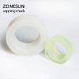 ZONESUN Capping Machine Chuck Rubber Mat for Capper 28-32mm 38mm Round Plastic Bottle With Security Ring Silicone Capping Chuck Discount