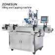 ZS-AFC1 Automatic Essential Oil Vials Beard Oils Dropper Bottle Monoblock Rotary Filling Capping Machine For Cheap