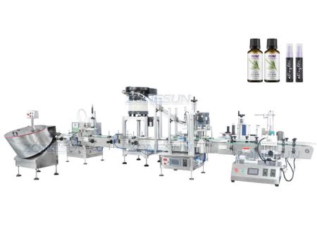 ZS-FAL180D3 Automatic Essential Oil Eye Drop Liquid Vial Small Bottle Filling Line With Bottle Sorter For Discount