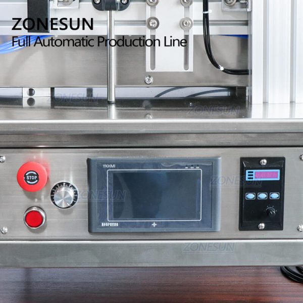 ZONESUN ZS-FAL180C2 Automatic Desktop Oil Water Wine Bottle Liquid Soap Filling Capping Labeling Machine Discount