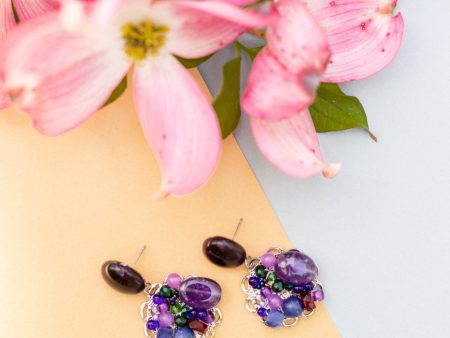 Charoite Earring Online