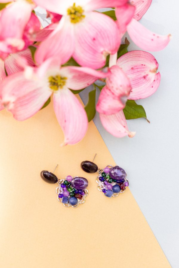 Charoite Earring Online