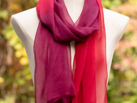 Dahlia Tie Dye Scarf For Cheap