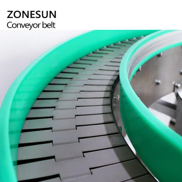 ZONESUN ZS-CBU150 Automation 90 Degree Turning Conveyor Turn Corner Curved Camber Conveying Belt Fashion