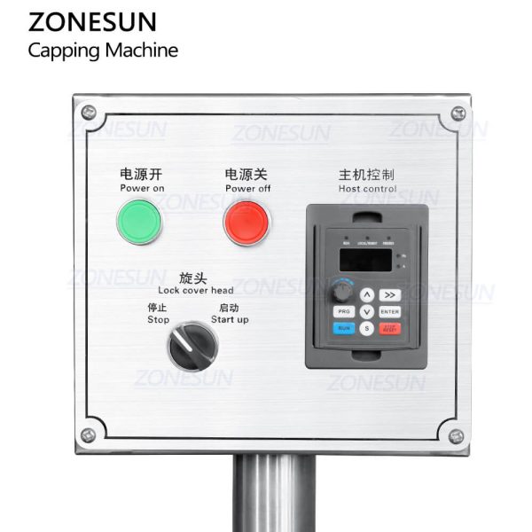 ZONESUN ZS-XG440L Automatic Soft Soda Drinks Beverage Beer Glass Bottle Ring Pull Crown Caps Crimping Capping Machine Fashion