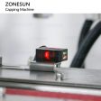 ZONESUN ZS-XG440T Automatic Chilli Sauce Glass Jam Jar Round Bottle Metal Twist Off Lid Caps Screw Capping Machine Fashion