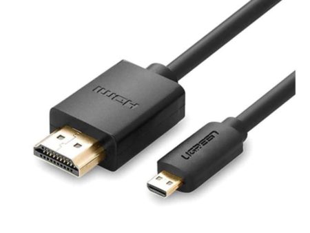 UGREEN MICRO HDMI MALE TO HDMI MALE CABLE 1.5M (BLACK) on Sale