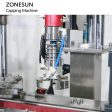 ZONESUN ZS-XG440T Automatic Chilli Sauce Glass Jam Jar Round Bottle Metal Twist Off Lid Caps Screw Capping Machine Fashion