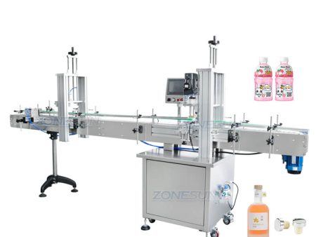 ZS-XG16DV Automatic Essential Oil Face Cream Cosmetic Glass Spray Bottle Caps Capping Machine Online Sale