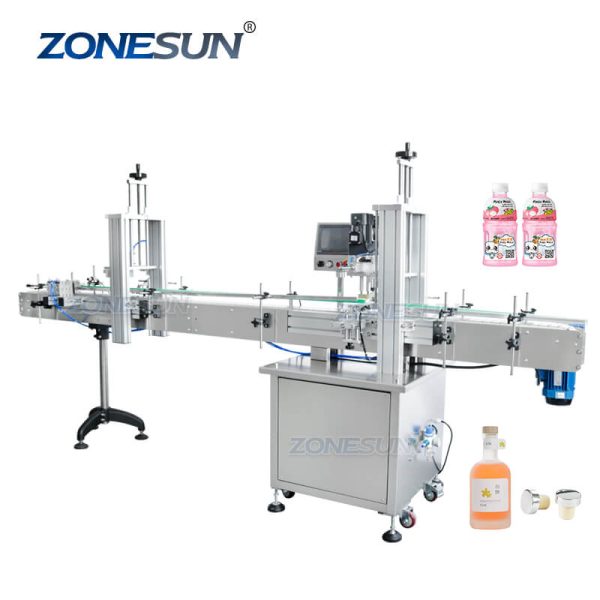 ZS-XG16DV Automatic Essential Oil Face Cream Cosmetic Glass Spray Bottle Caps Capping Machine Online Sale