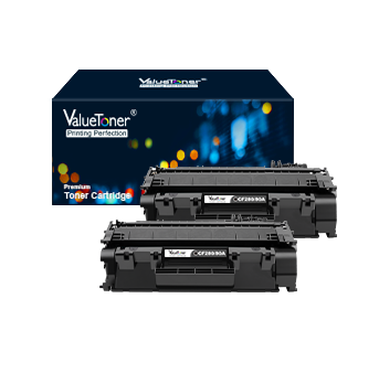 Valuetoner Compatible Toner Cartridge Replacement for HP 80A CF280A 80X CF280X 05A CE505A to use with Laserjet Pro 400 M401n, M401dn, M401dne, MFP M425dn, M425dw,Laserjet P2055DN Printer (2 Black) Cheap