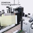 ZONESUN ZS-FAL180C Automatic Desktop Oil Whisky Bottle Liquid Jar Filling Capping And Labeling Machine Hot on Sale