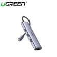 UGREEN USB-C TO 3*USB-A 3.0 HUB + GIGABIT ETHERNET ADAPTER ALUMINUM CASE (GREY) Hot on Sale