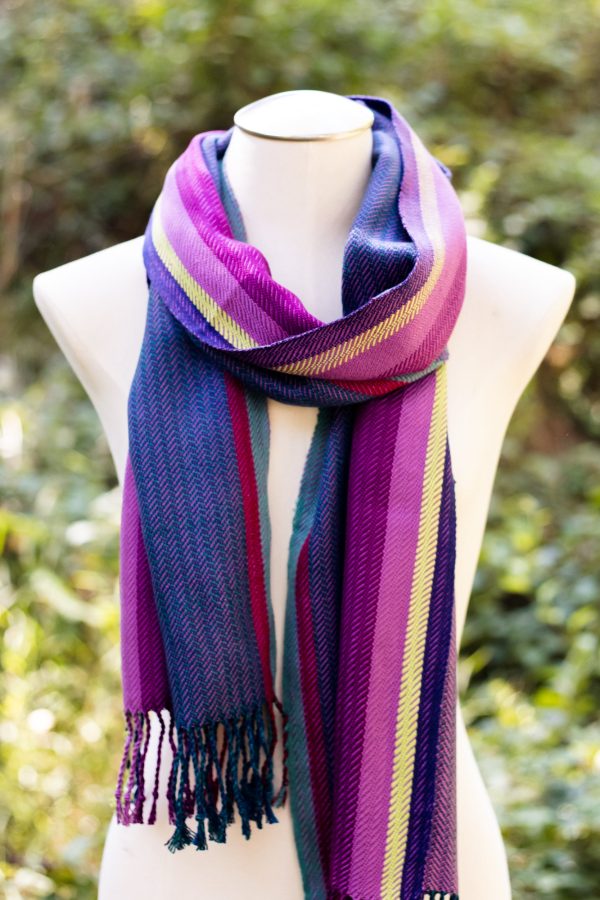 Orchid Woven Scarf Supply