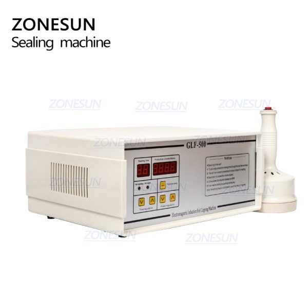 ZONESUN GLF-500 Portable Continuous Induction Sealer Hand Held Sealing Machine For Plastic Bottles Sale