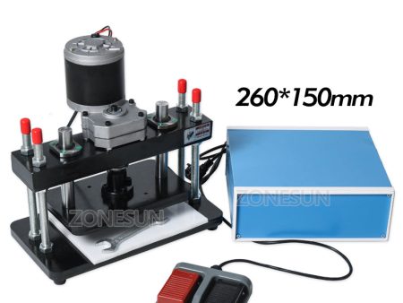 ZONESUN 26x15cm Electrical Leather Die Cutting Machine For Custom Cutting Die For Cheap