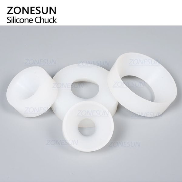 ZONESUN Cap screwing chuck, bottle cap adoptor of capping machine, silicone capping chuck,10-50mm, anti-wear Online Sale