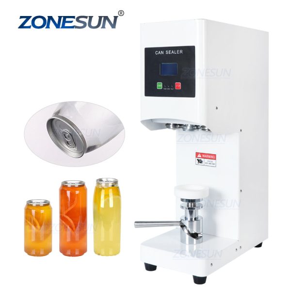 ZONESUN 52mm Beer Ring-pull Can Seaming Capping Machine Online Hot Sale