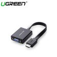 UGREEN HDMI TO VGA CONVERTER 25CM (BLACK) 1920*1080@60Hz Sale