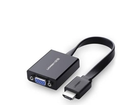 UGREEN HDMI TO VGA CONVERTER 25CM (BLACK) 1920*1080@60Hz Sale