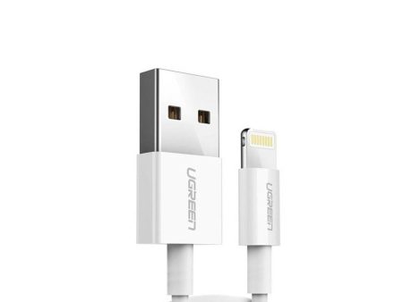 UGREEN USB-A MALE TO LIGHTNING MALE CABLE NICKEL PLATING ABS SHELL For Sale