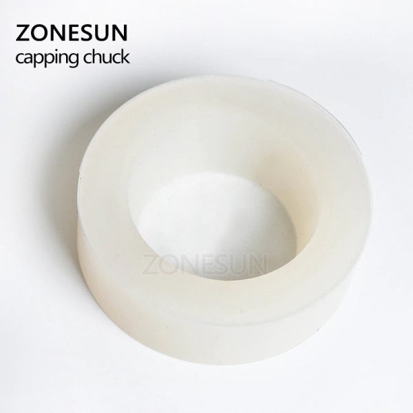 ZONESUN Capping Machine Chuck Rubber Mat for Capper 28-32mm 38mm Round Plastic Bottle With Security Ring Silicone Capping Chuck Discount