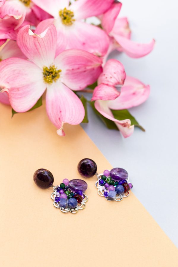 Charoite Earring Online