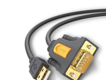 UGREEN USB-A 2.0 TO DB9 RS-232 MALE ADAPTER CABLE (1.5M   3M) Online Sale