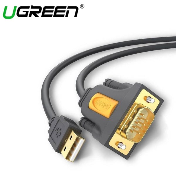 UGREEN USB-A 2.0 TO DB9 RS-232 MALE ADAPTER CABLE (1.5M   3M) Online Sale