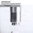 ZS-TVC2 Manual Flip-off Caps Solvent Bottle Capper Solvent Bottle Crimper Vial Capping Machine Online now