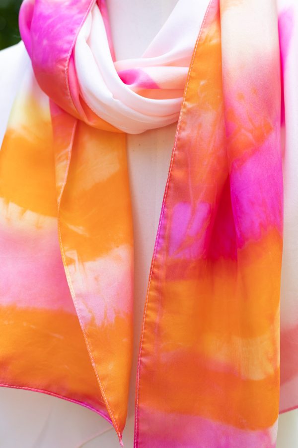 Juno Tie Dye Scarf For Discount