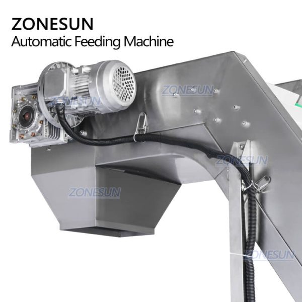 ZONESUN ZS-SLJ2 Nuts Granule Bucket Inclined Elevator Conveyor Belt Grain Feeding Machine For Sale