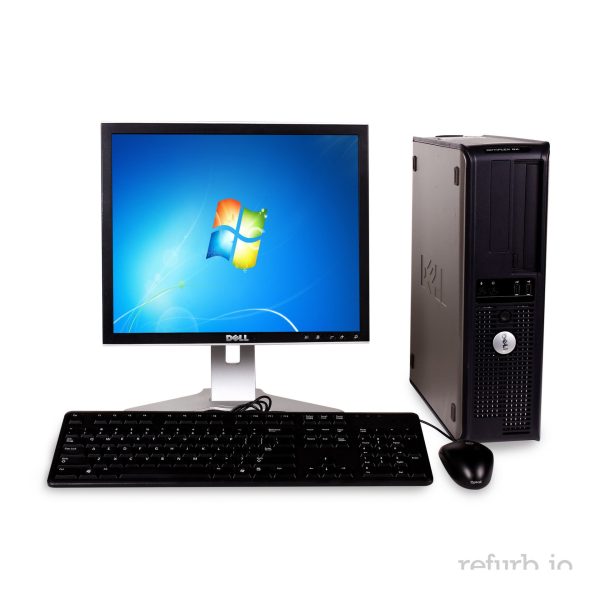 DELL GX745 INTEL CORE 2 DUO 2.0GHz, 2GB, 160GB, DELL 19  FLAT SCREEN on Sale