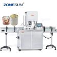 ZONESUN ZS-AFK300 Automatic Preserved Fruit Fish Sauce Aluminum Metal Tin Cans Seaming Capping Canning Machine Online Hot Sale