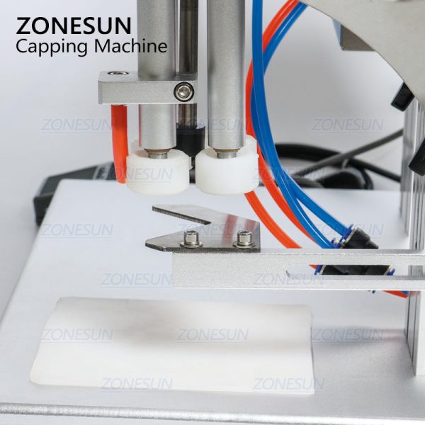 ZONESUN ZS-XG6100 Small Desktop Bottle Capping Machine For Water Beverage Smoking Oil Bottles Discount