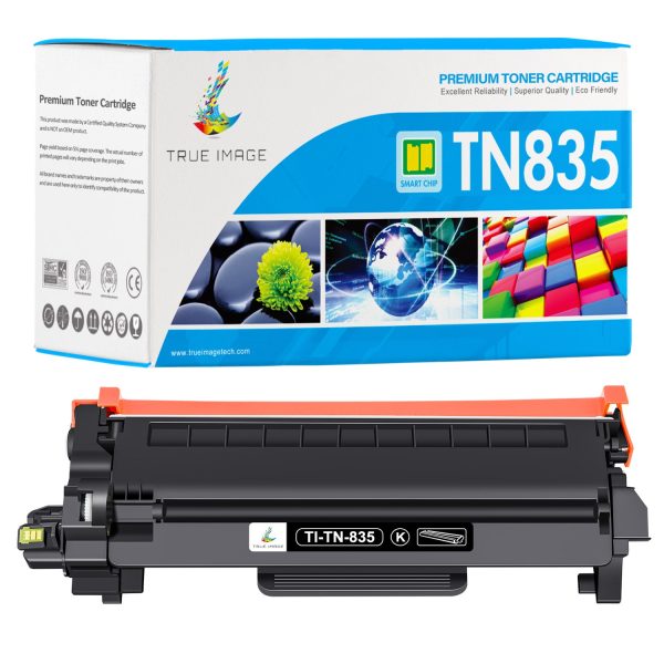 Compatible Brother TN835 Black Toner Cartridge - Super High Yield Discount